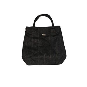 Discontinued Vampire 1950 Wool & Alpaca Striped Mini Tote Handbag Bag Purse